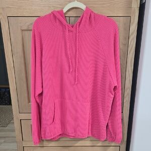 HEIMISH USA Vibrant Pink Hooded Sweater